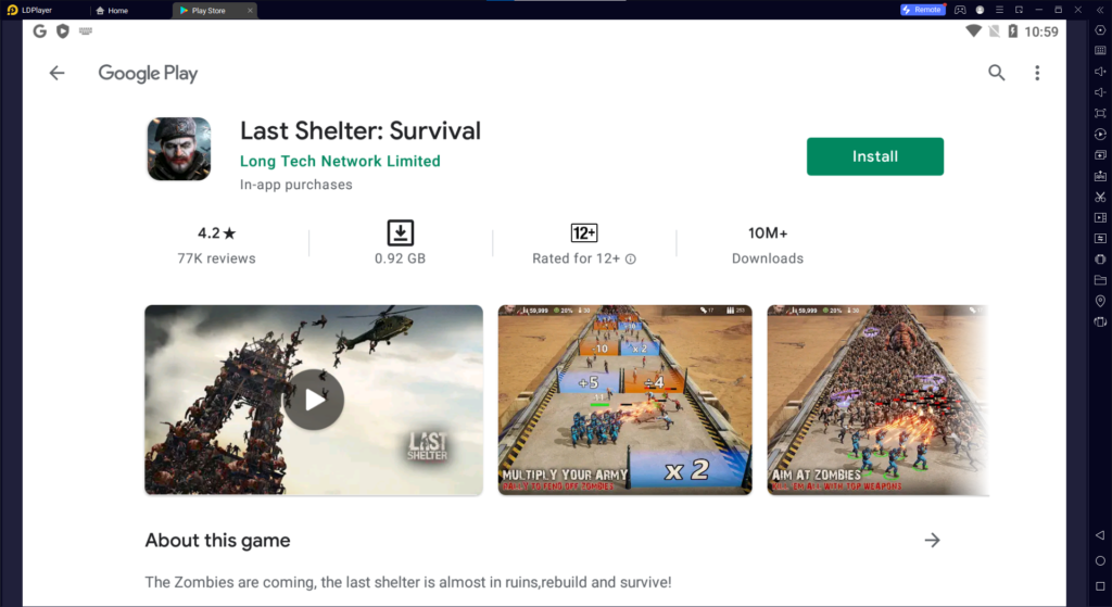 Install Last Shelter Survival