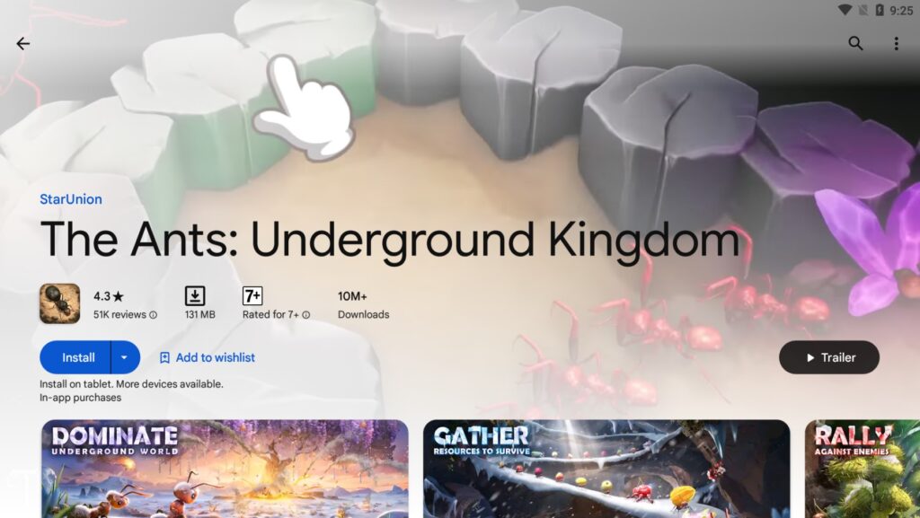The Ants Underground Kingdom Install