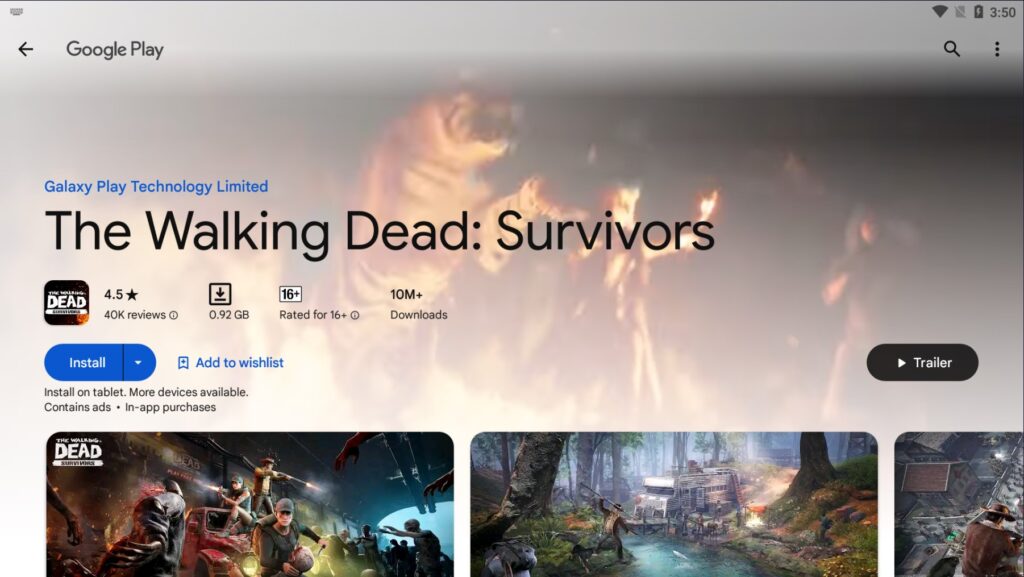 The Walking Dead Survivors Install