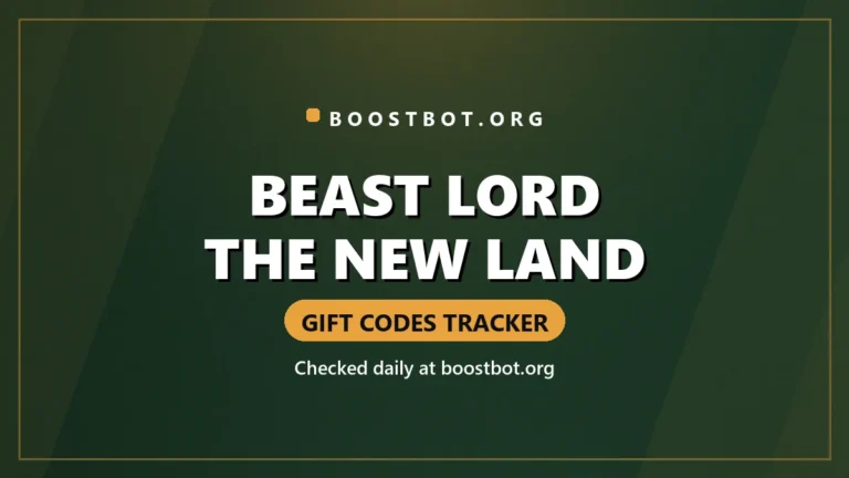 Beast Lord: The New Land Gift Codes Tracker Card