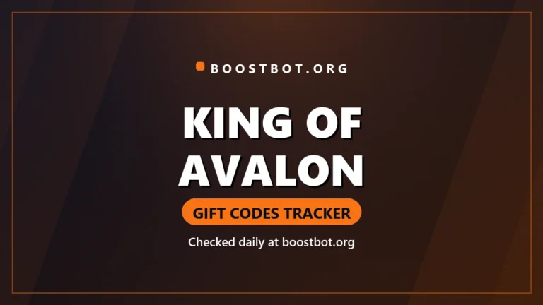 King Of Avalon Gift Codes Tracker, Checked Daily At Boostbot