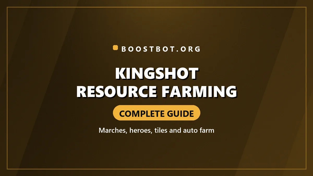Kingshot Resource Farming Guide