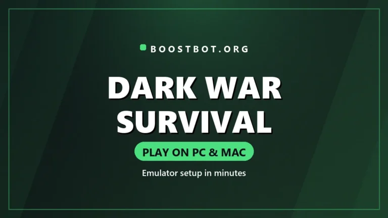 Play Dark War Survival On Pc And Mac