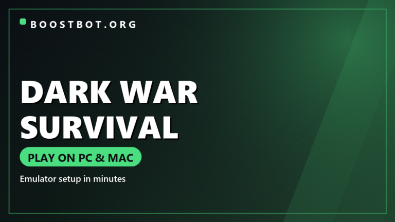 Play Dark War Survival On Pc And Mac