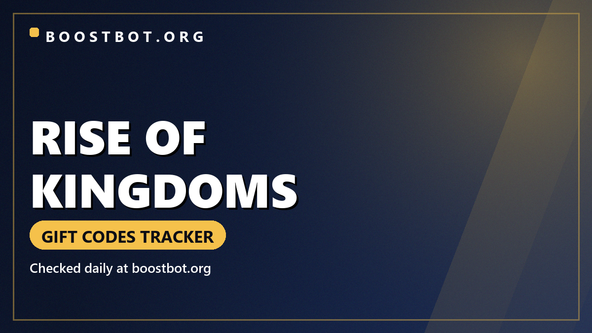 Rise Of Kingdoms Gift Codes Tracker