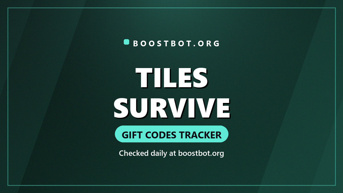 Tiles Survive Gift Codes Tracker
