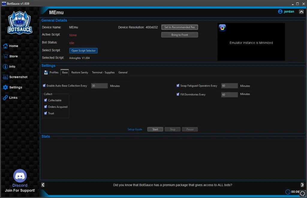 Arknights Bot Settings 1024X660 1
