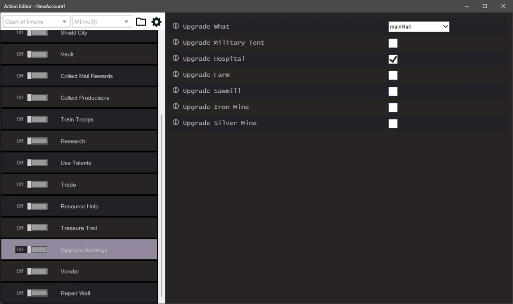 Clash Of Empire Bot 3 Clash Of Empires Bot Settings 1 1024X606 2