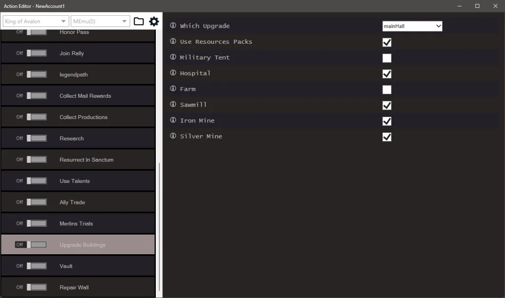 King Of Avalon Bot Settings 1024X606 1