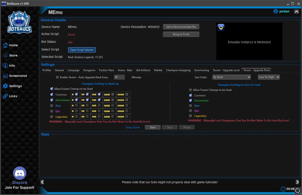 Raid Shadow Legends Bot Settings 1 1024X660 1