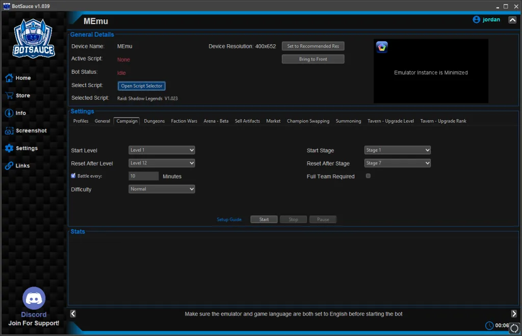 Raid Shadow Legends Bot Settings 6 1024X660 1