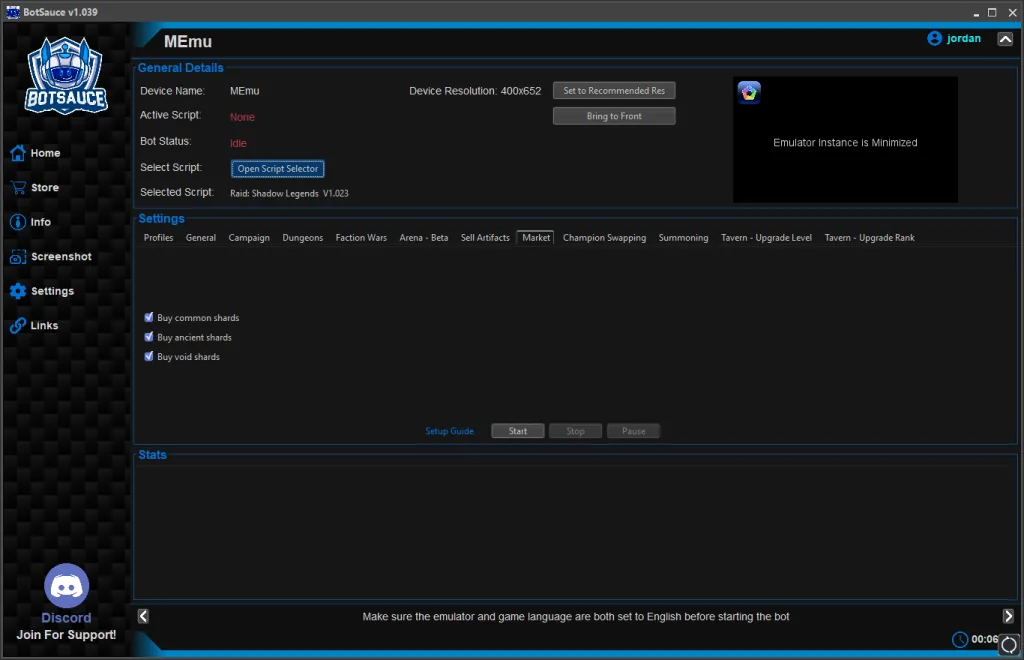 Raid Shadow Legends Bot Settings 8 1024X660 1