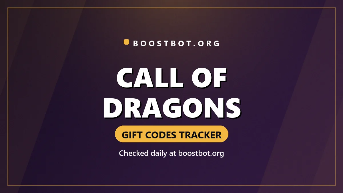 Call Of Dragons Gift Codes Tracker - Boostbot