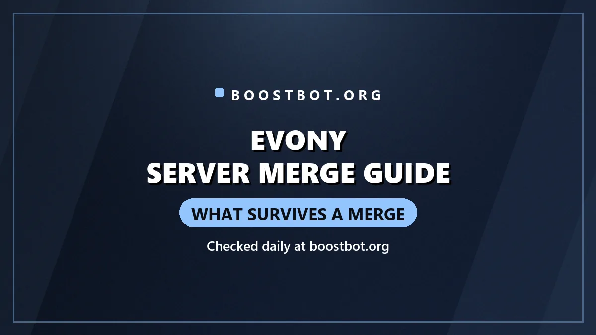 Evony Server Merge Guide