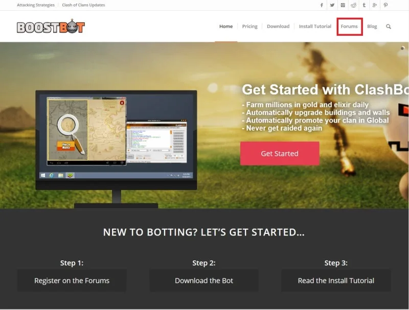 The Old Boostbot Website
