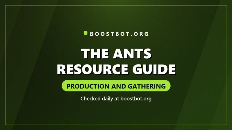 The Ants Underground Kingdom Resource Guide: Production And Gathering