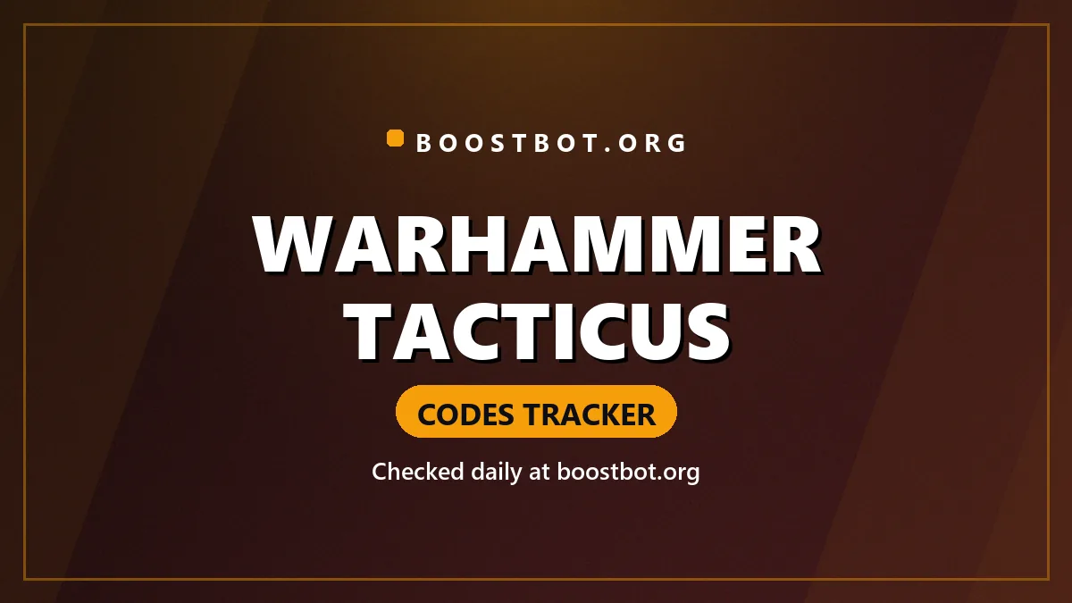 Warhammer Tacticus Codes