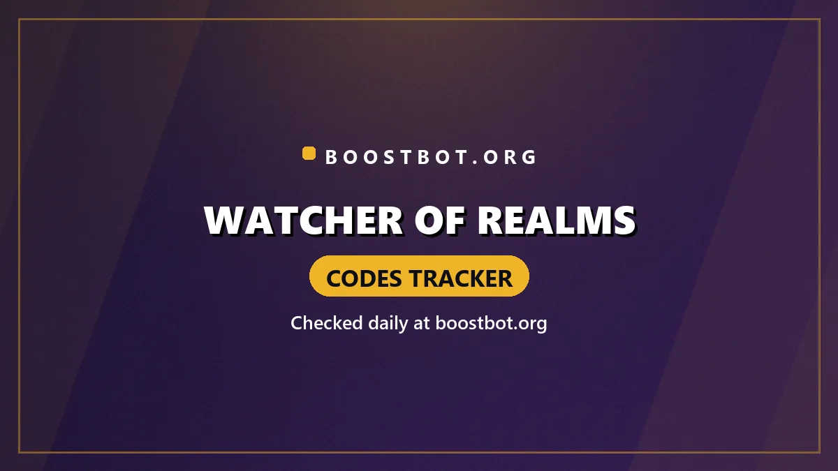 Watcher Of Realms Codes